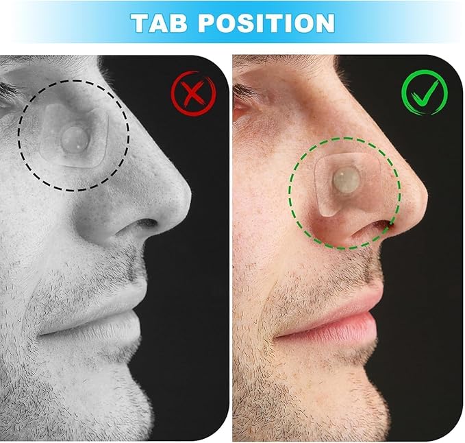 Magnetic Nose Strips for Breathing